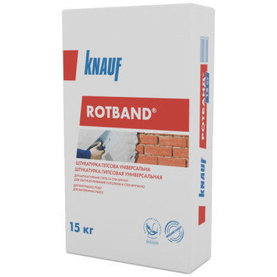 Штукатурка гипсовая Knauf Rotband (15 кг) Штукатурка гипсовая Knauf Rotband (15 кг)