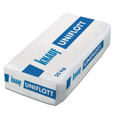 Шпаклевка для швов гипсокартона Knauf Uniflot (25 кг) Шпаклевка для швов гипсокартона Knauf Uniflot (25 кг)